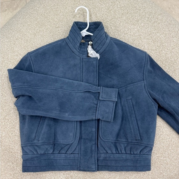 NEW WITH TAGS WE THE FREE WES SUEDE BOMBER JACKET - Picture 4 of 8